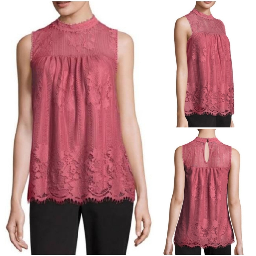 Gorgeous High Neck Lace Blouse